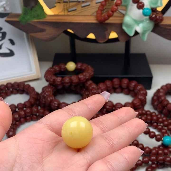 猴头核桃吊坠宝*大蜡配