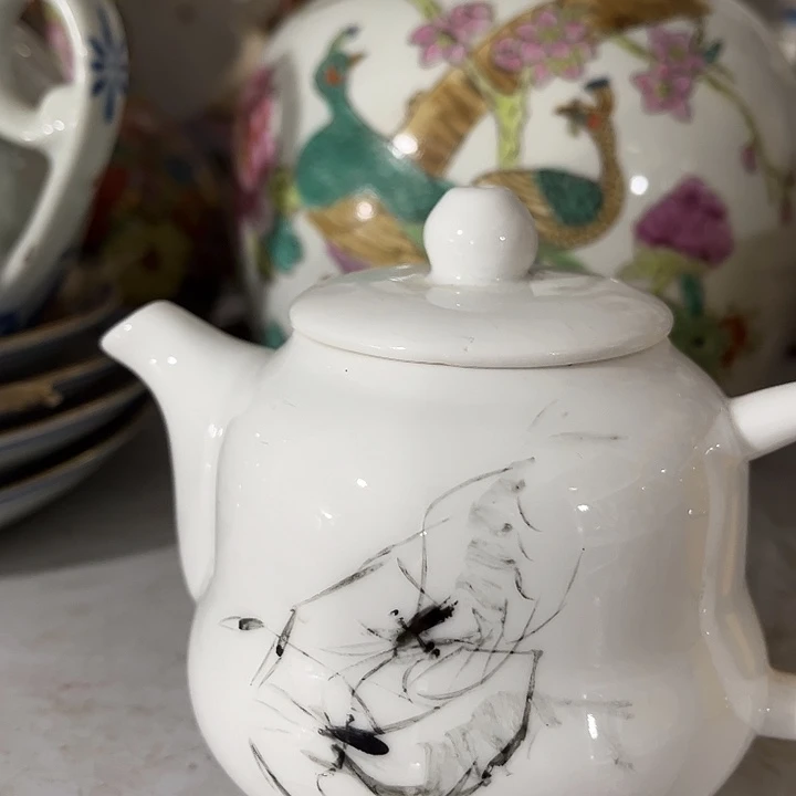 焰***兄景德镇陶瓷茶壶1把