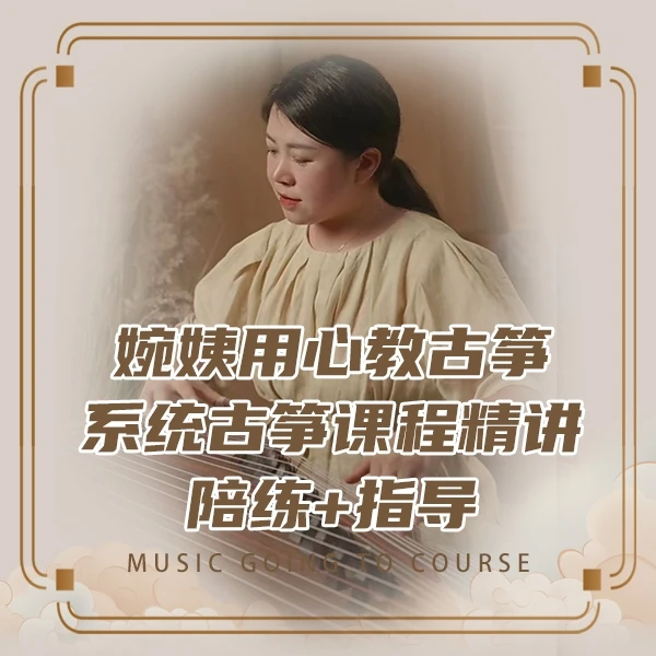 婉姨用心教古筝系统古筝精讲+指导课程
