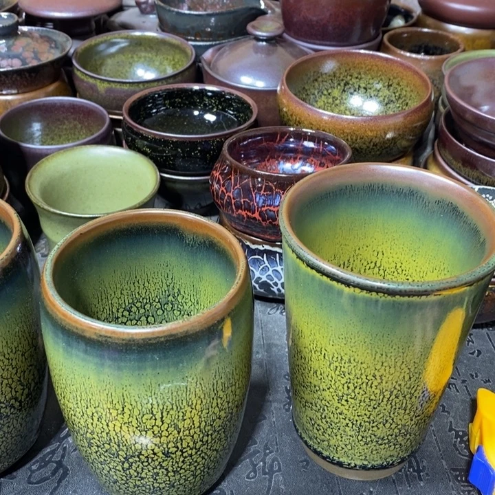 _***阶茶盏建阳建盏微瑕手握