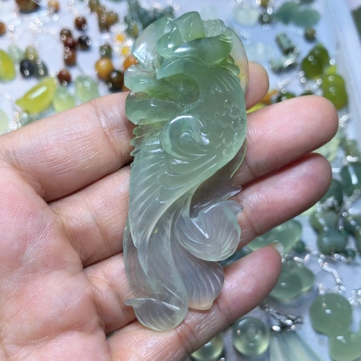 【闪购商品】蛇纹石玉挂件未镶嵌