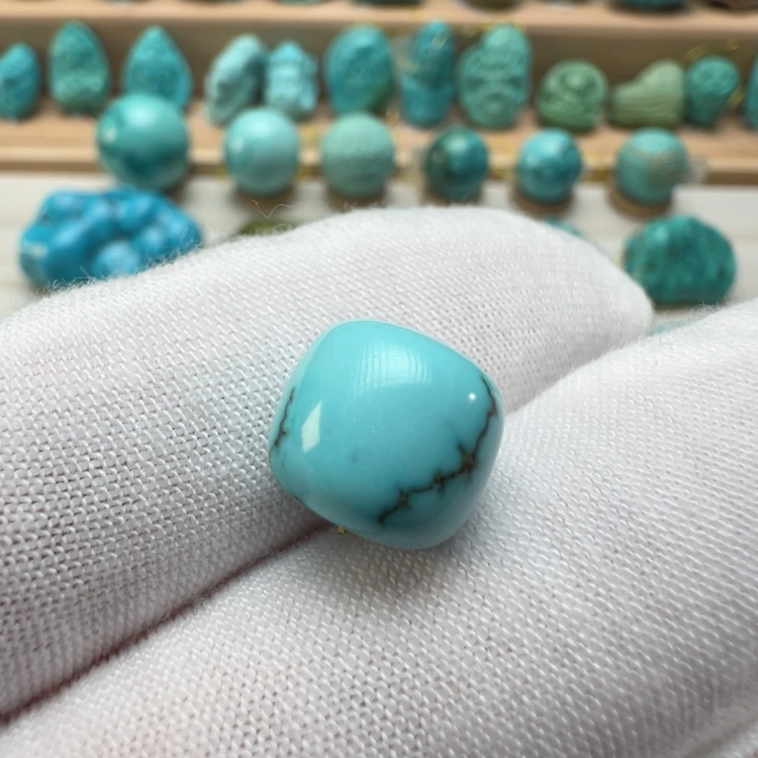 绿松石未镶嵌配饰10.4*9.4