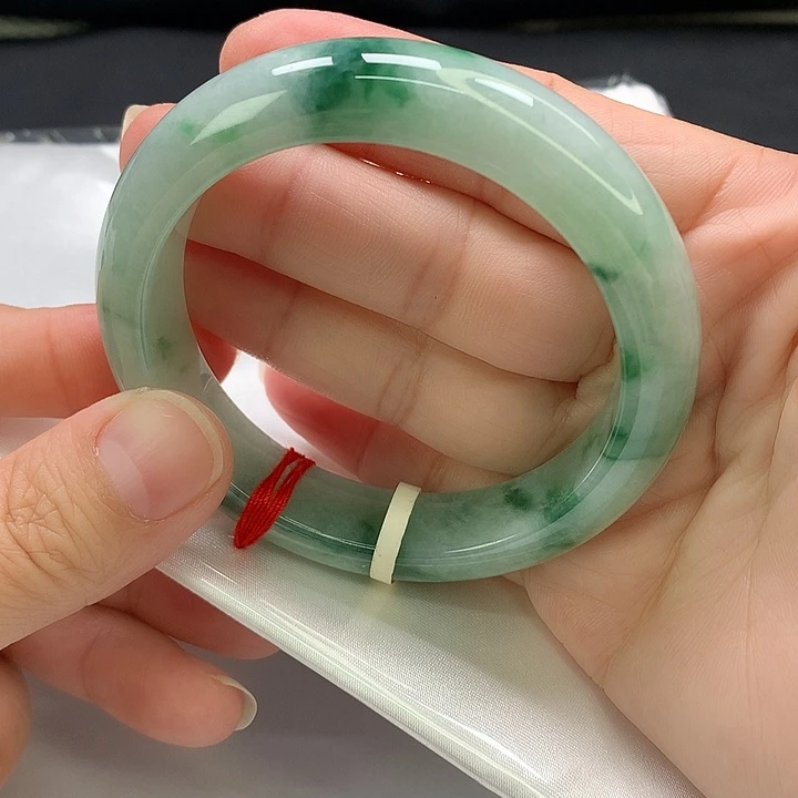 翡翠未镶嵌手镯手镯56