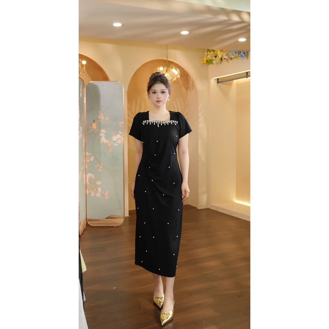 王超越定制-122（珍珠恋）连衣裙DMYQ1087-X