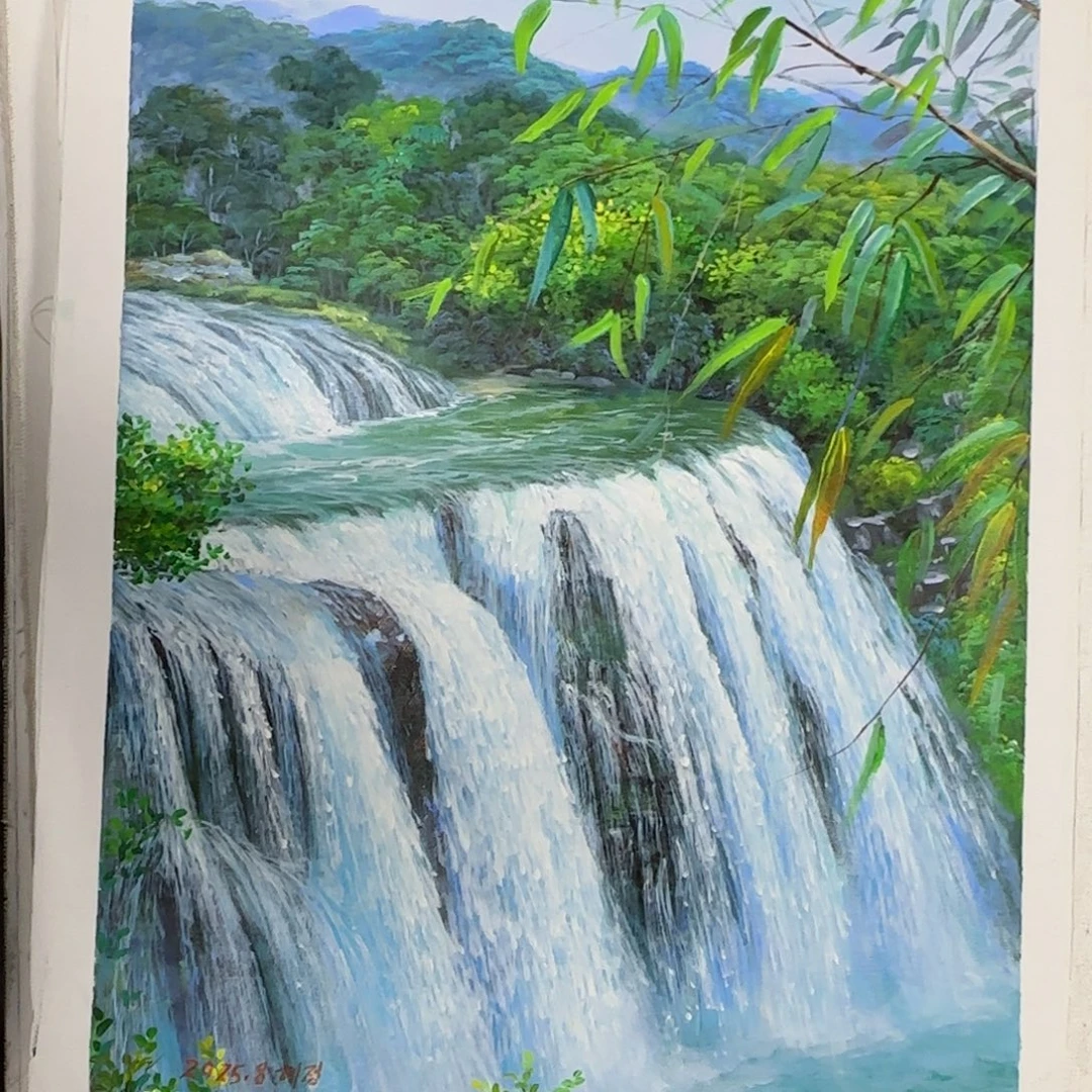 油画加油加油努力加油加油