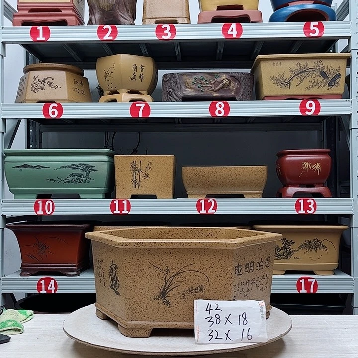 紫砂花盆紫砂花盆