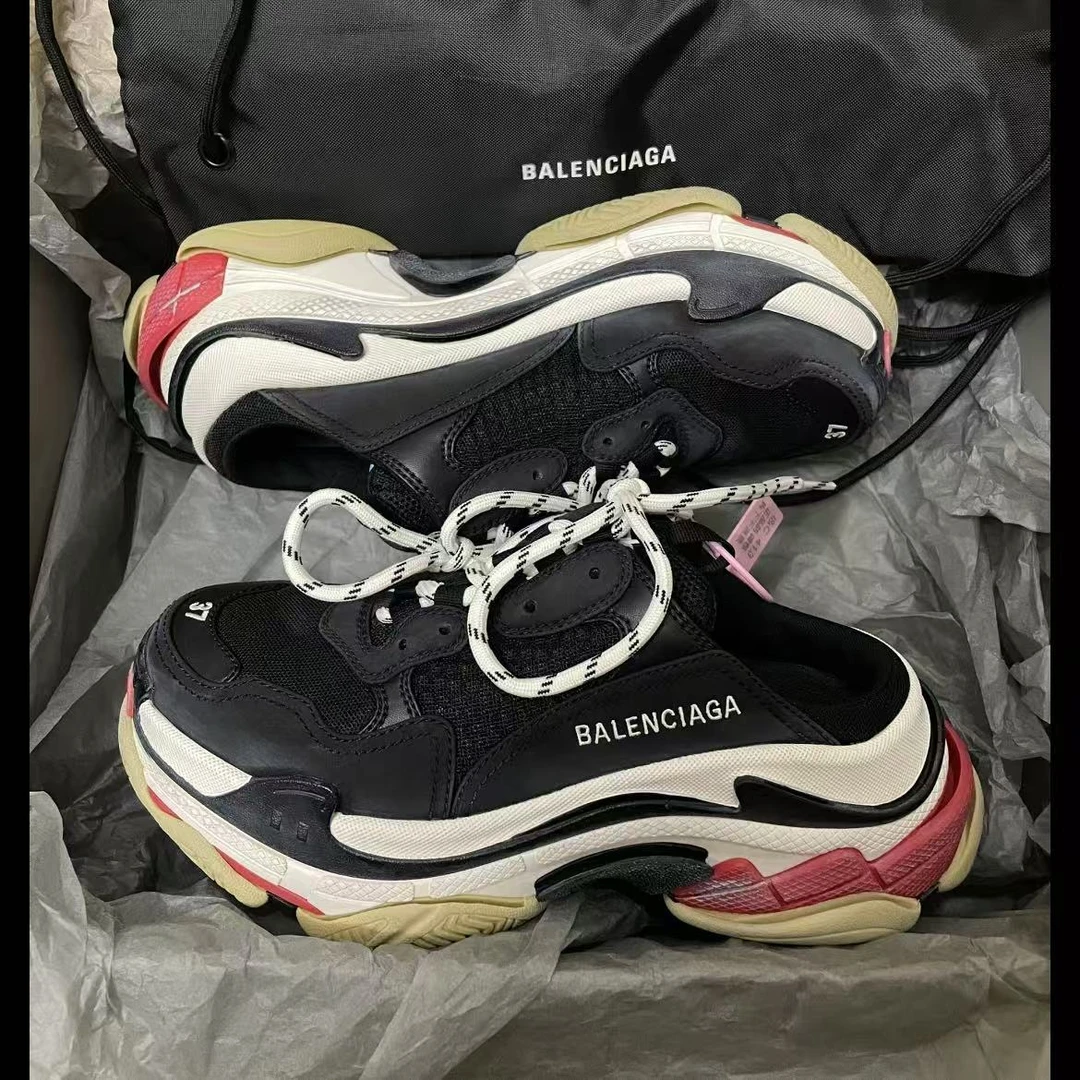 全新未使用 Balenciaga/巴黎世家 /七七/男鞋 triple半拖踩脚款