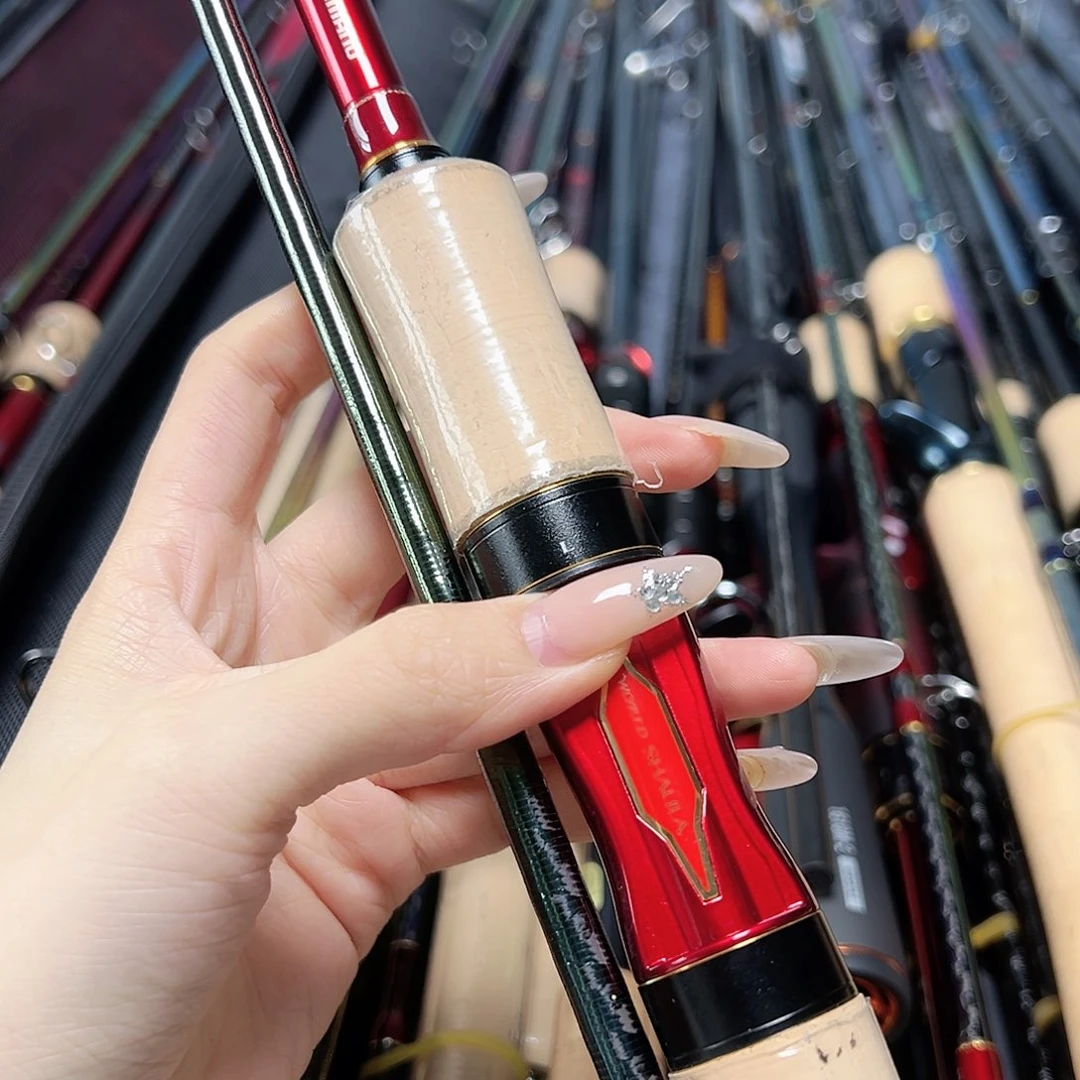 3.8m碳素召*师直柄路亚杆