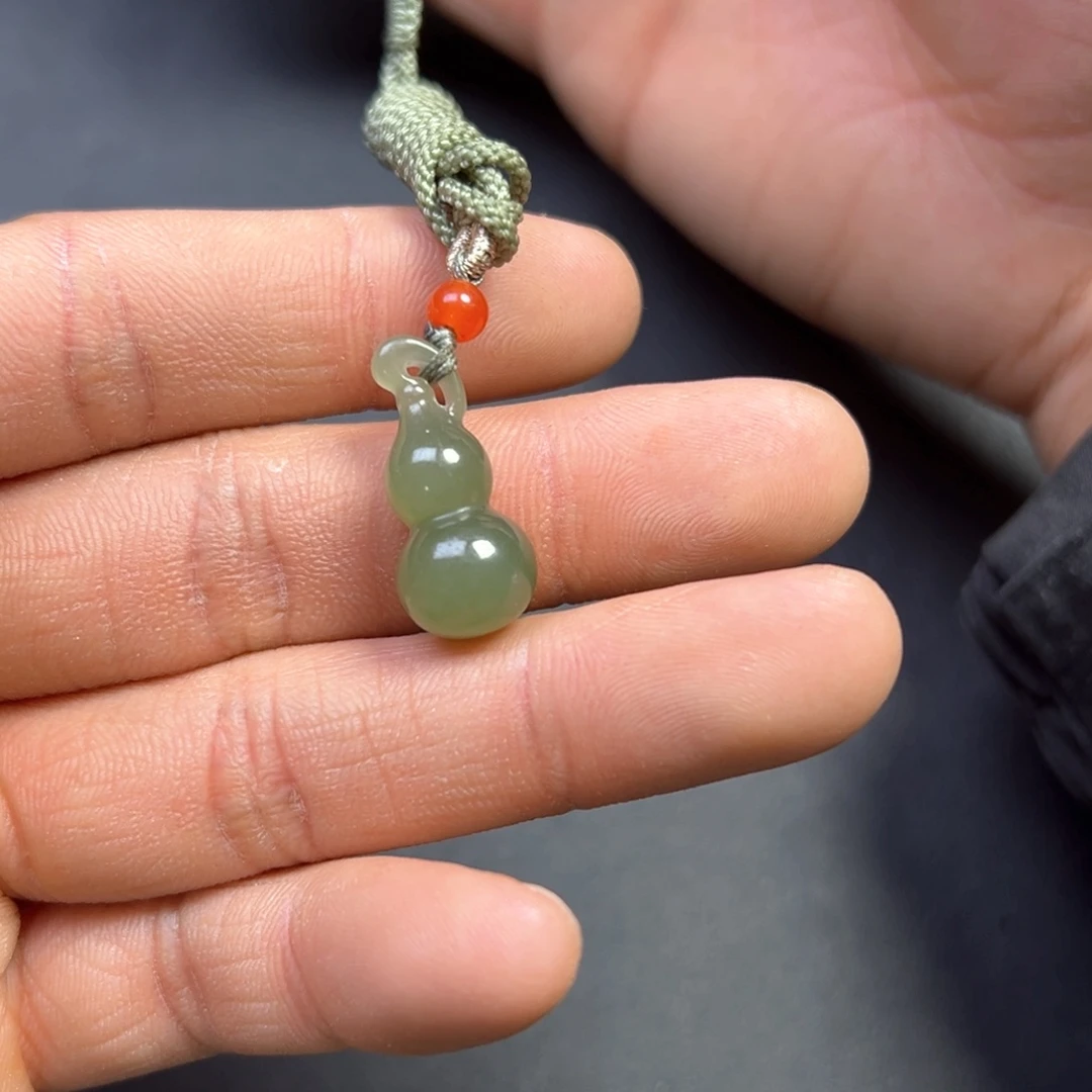 和田玉颈饰未镶嵌多样性拍一发一手工葫芦