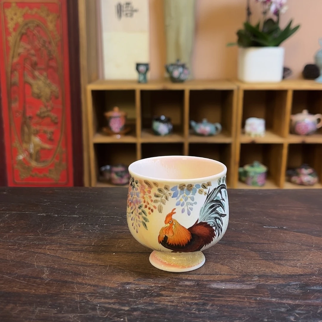 柴烧手工手绘陶瓷