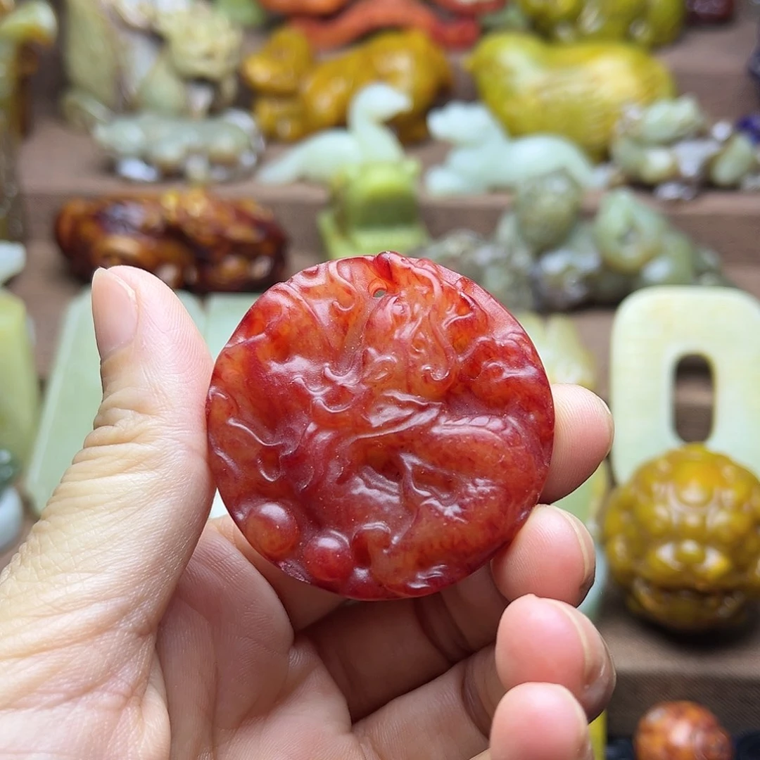 白玉菩提吊坠28。。