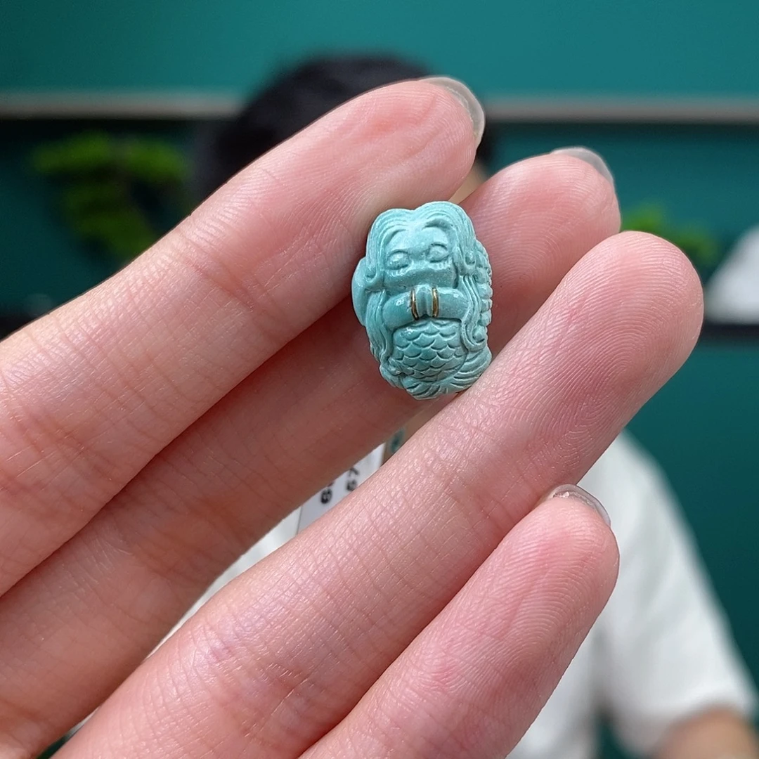 未镶嵌绿松石珠宝奇石