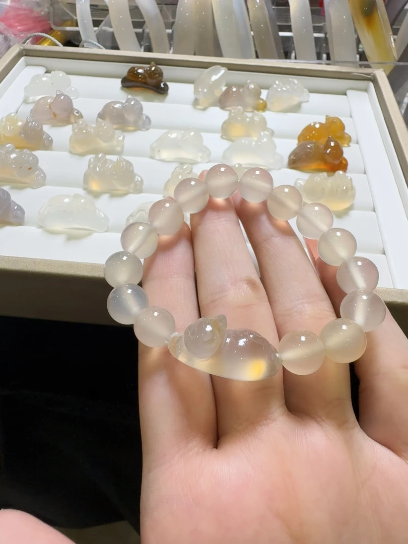 玛瑙玉髓趴趴猫DIY定制链接（不退换）