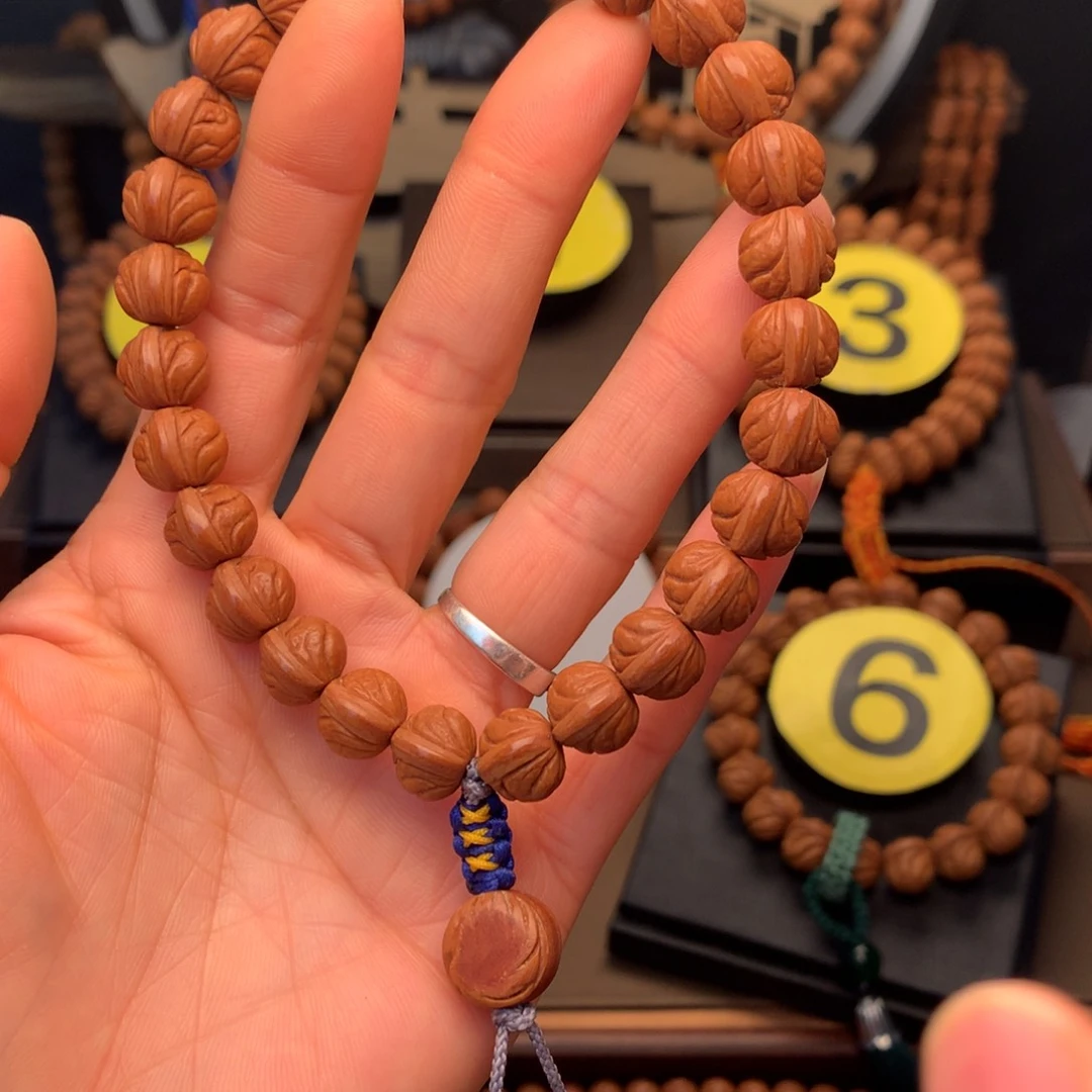 桃核手串小*哥野生玉龙脊12