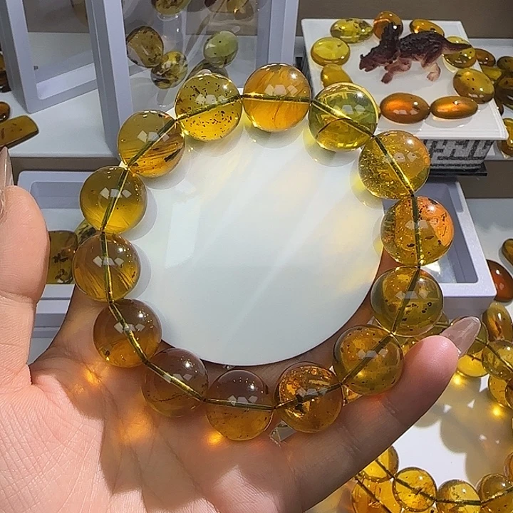 ****️裸石琥珀未镶嵌虫珀