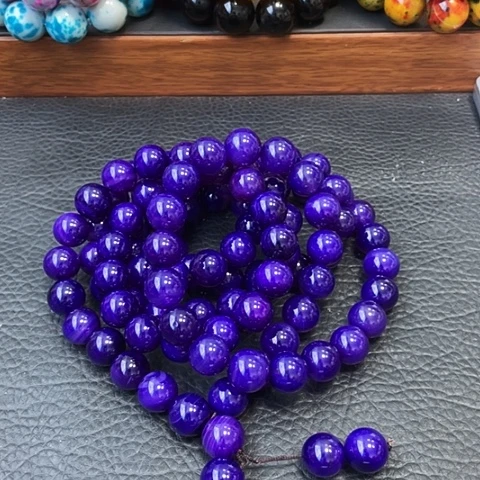 玛瑙未镶嵌手饰星际蓝紫俱来14