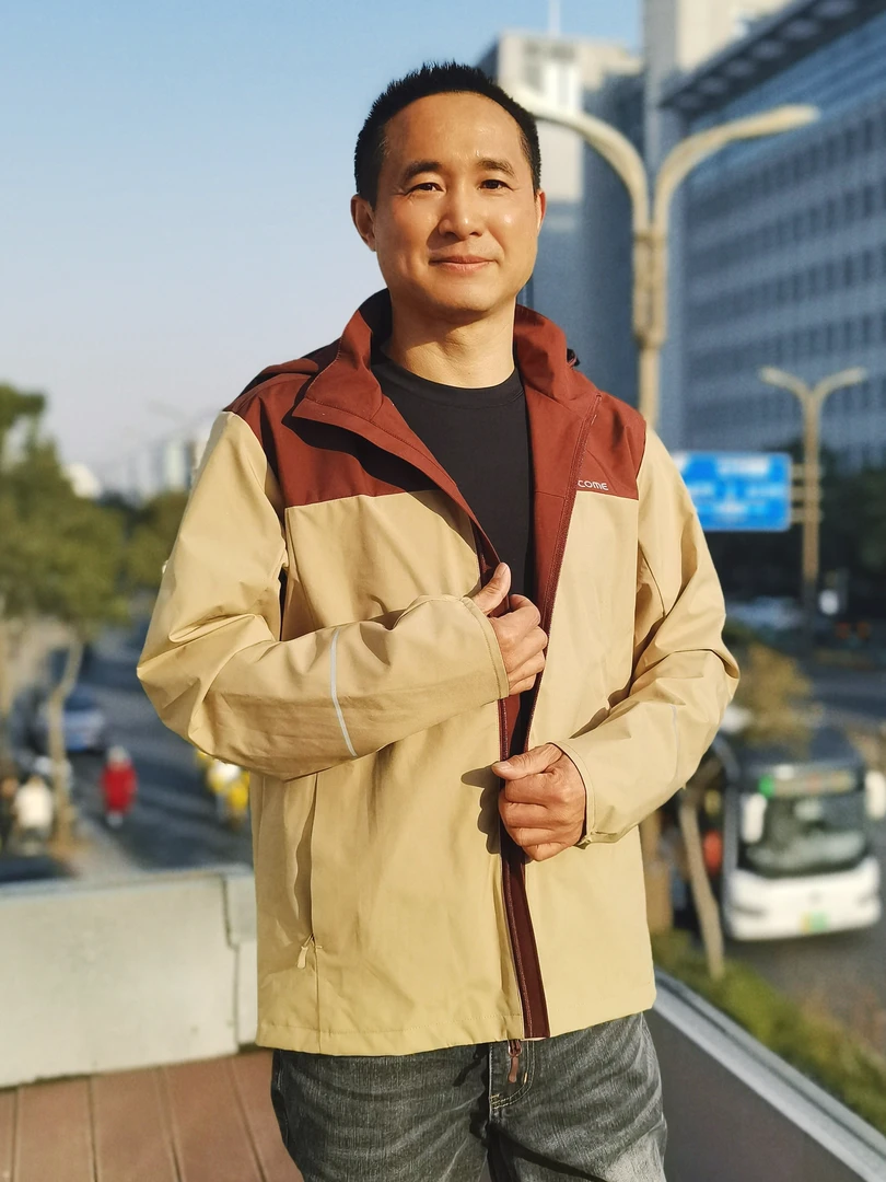 阿珂姆春季防水夹克双面穿男女款登山徒步外套防风冲锋衣运动户外