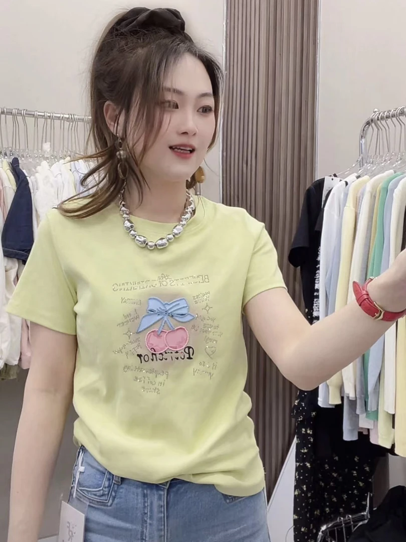 【MLNZ专属】糖果色夏季百搭时尚洋气上衣