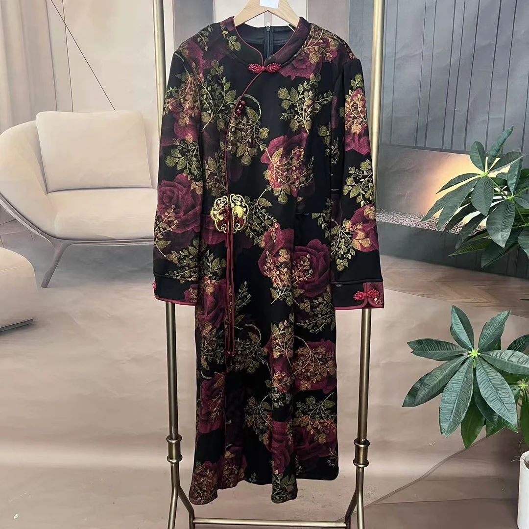 K259-K遮屁优雅舒适极简风不显胸百搭时尚显瘦连衣裙