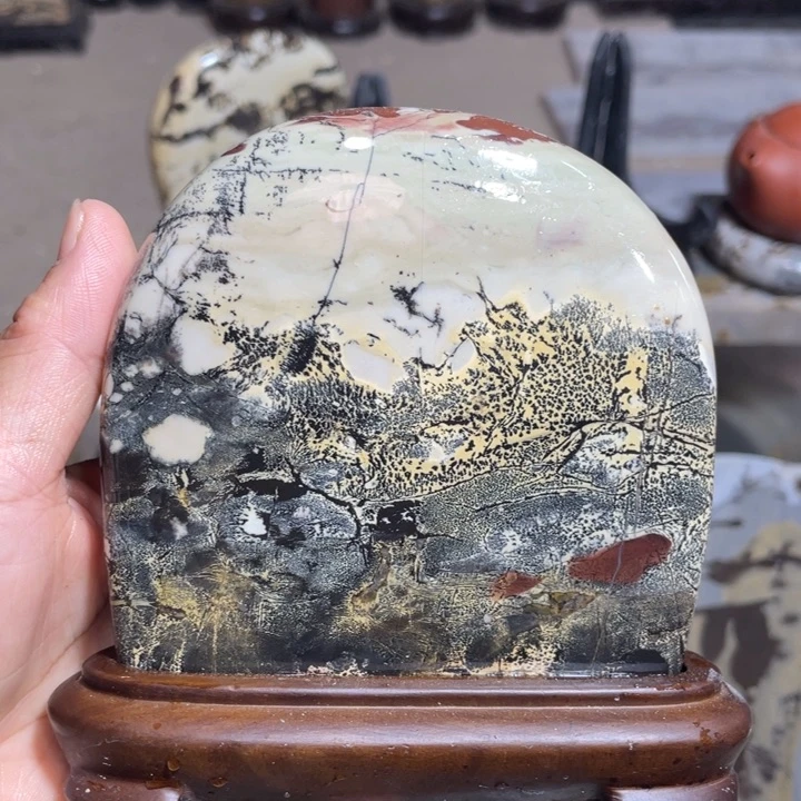 【闪购商品】石材广西天然国画精品