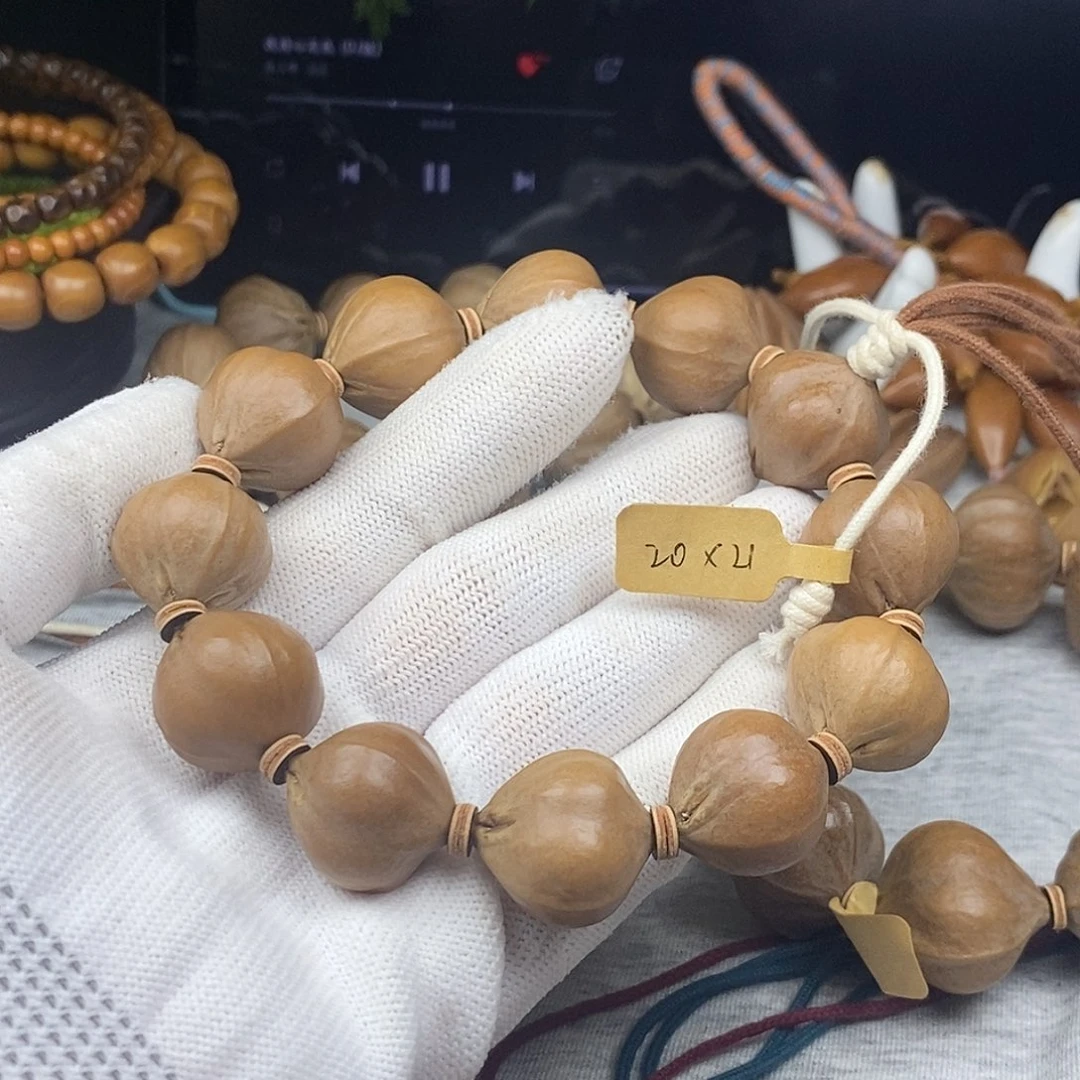 *****橄榄核手串/手链2021大蒜头13颗原皮