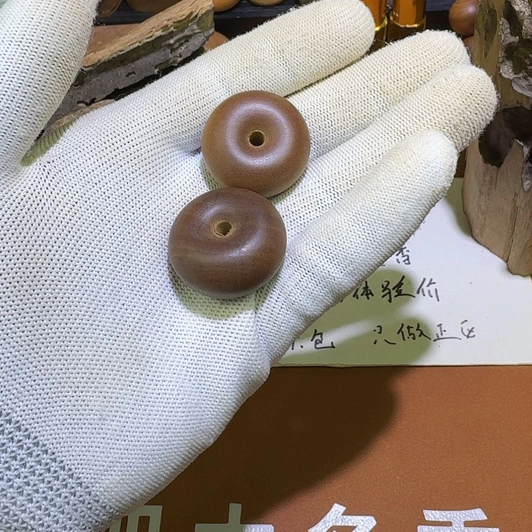 檀香木老山檀香平安扣3.0×1.5