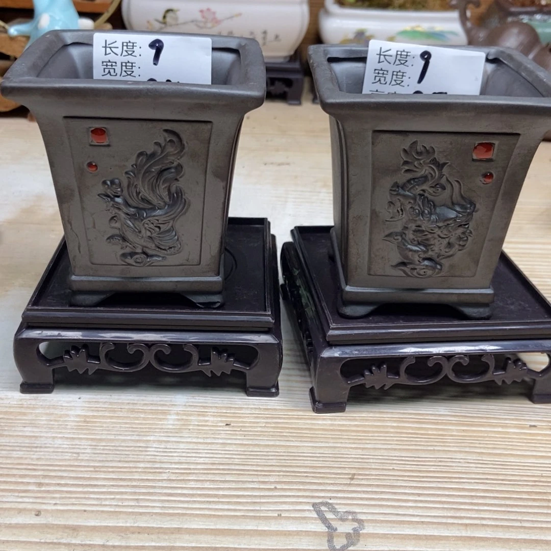 瓷片陶瓷花盆陶瓷艺术