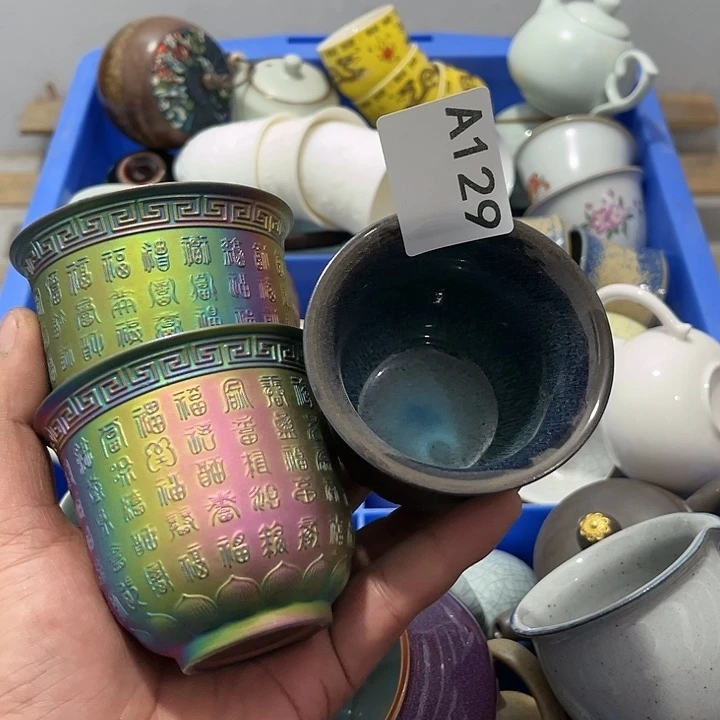 茶具默认微瑕瓷器、茶具、壶、摆件，介意勿拍