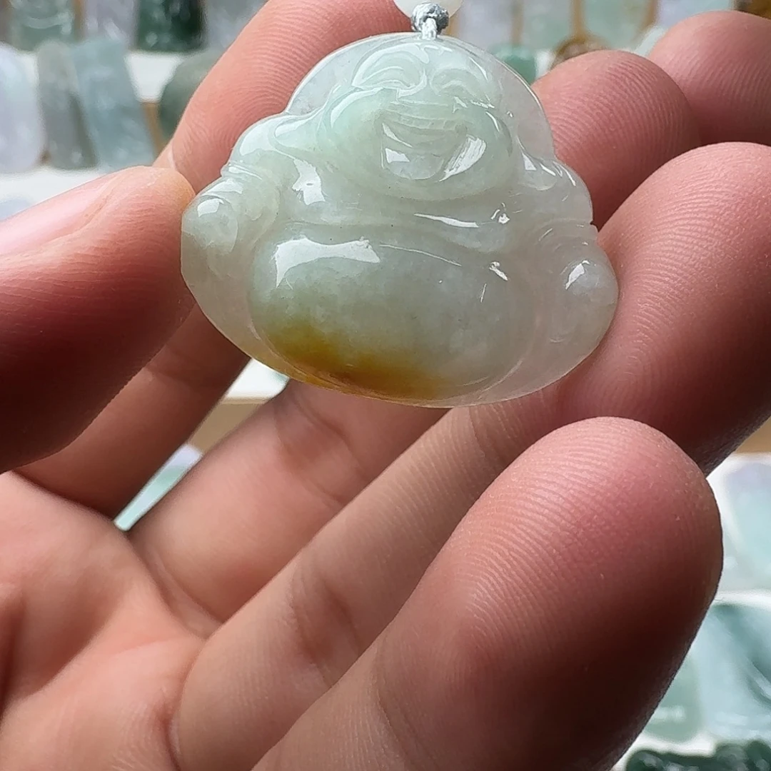 翡翠未镶嵌颈饰75