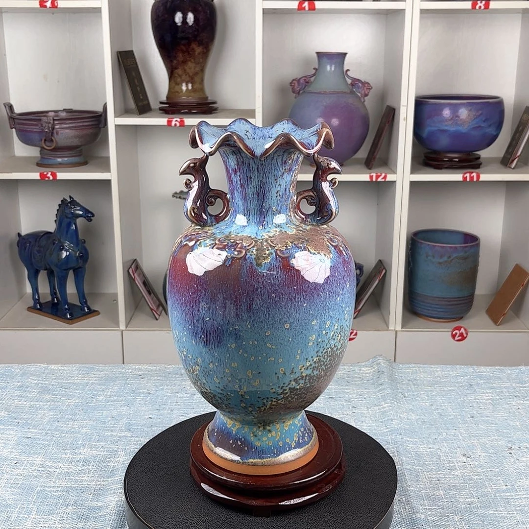 瓷片祥和尊摆件摆件