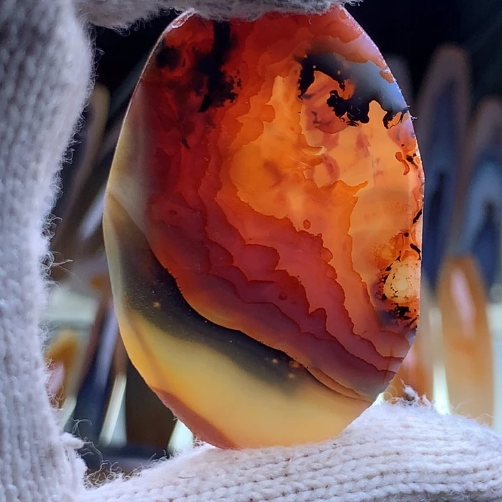 玛瑙/玉髓颈饰未镶嵌177