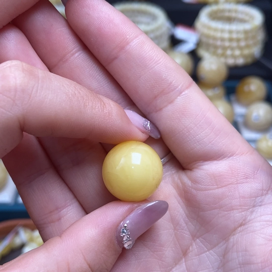 蜜蜡未镶嵌珠宝奇石16.6mm