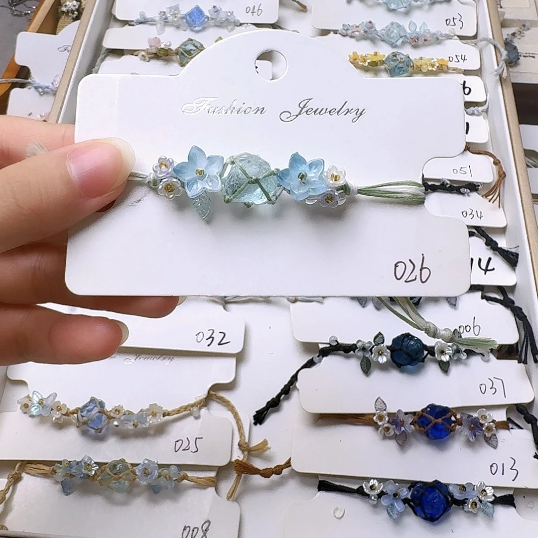 纯铜石英石纯铜锡合金026手链
