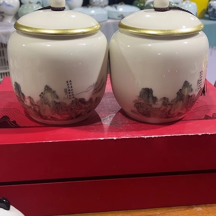 罐陶瓷茶叶罐密封罐防潮罐