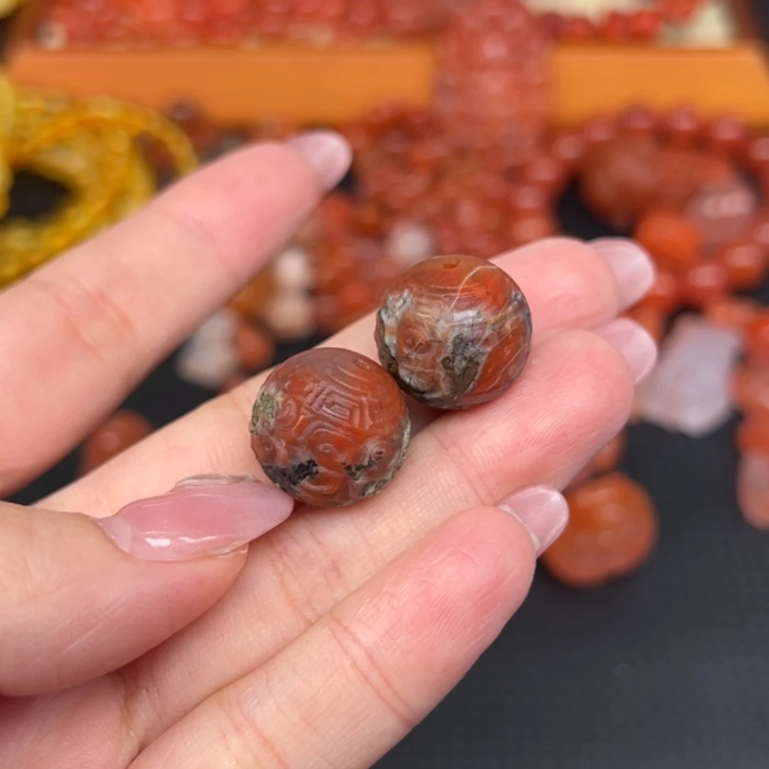 南红玛瑙未镶嵌吊坠(不含链)