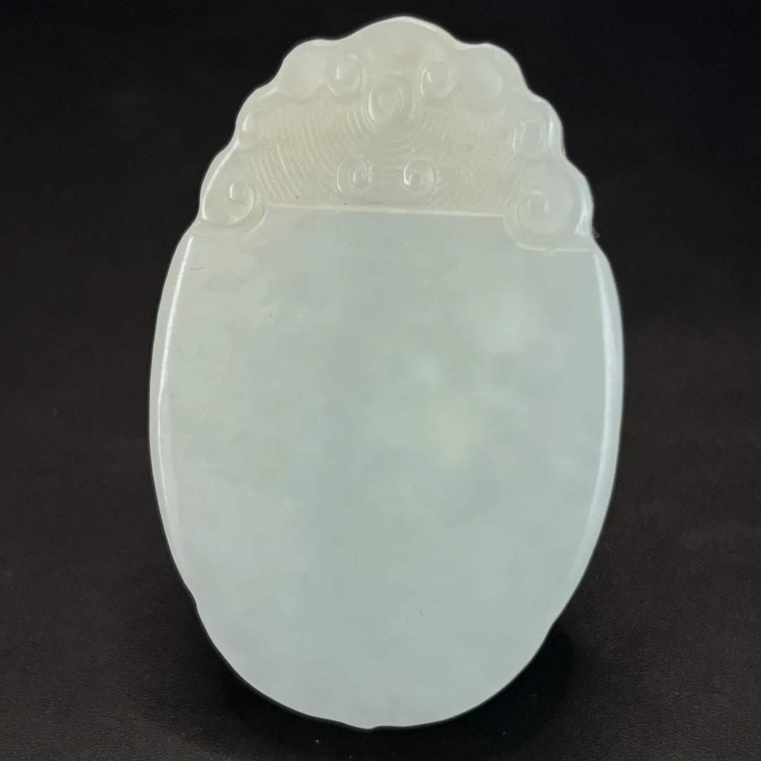 "民国和田玉平安无事牌/ DL028324/ 古玩/收藏/德州文物"