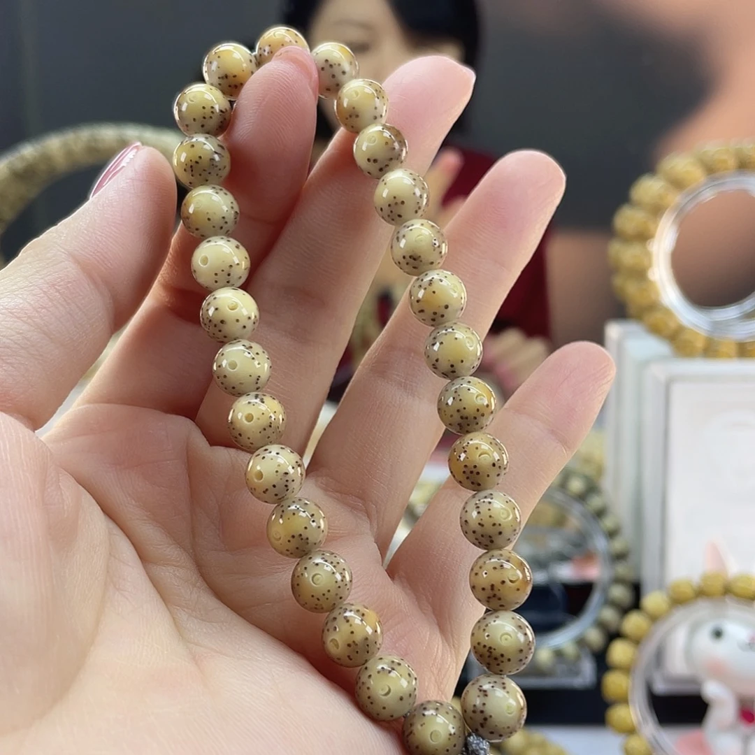 星月菩提吊坠8圆 火烧云 手持