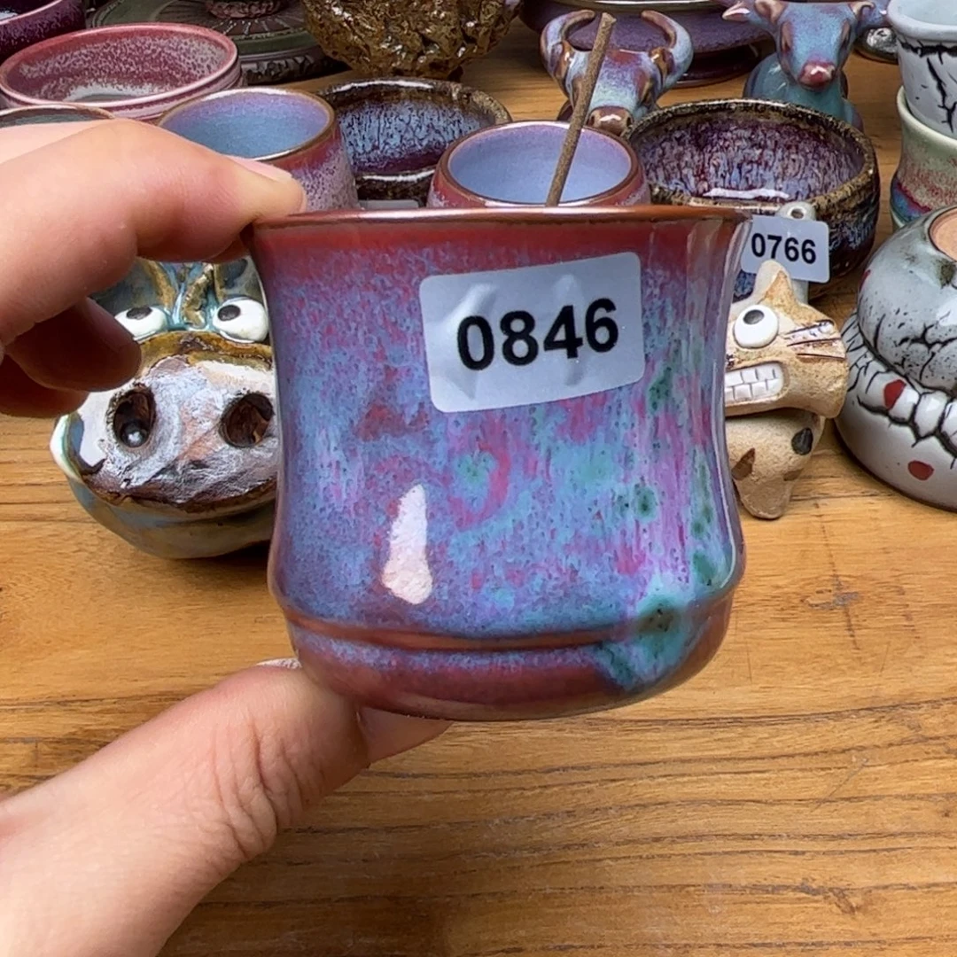 钧瓷杯子窑口自播原矿钧瓷7
