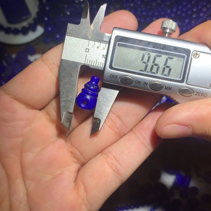 青金石未镶嵌16*9mm三通