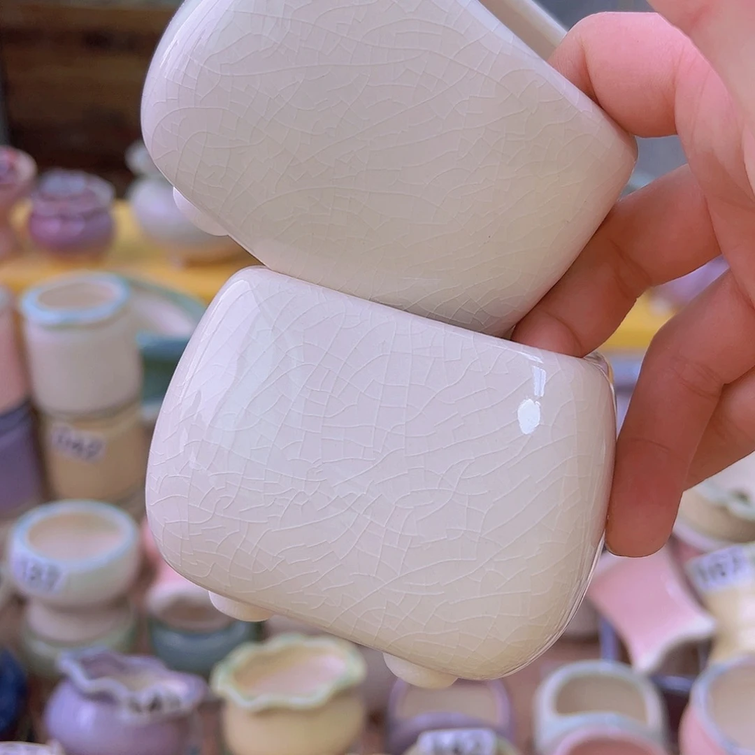 红陶陶瓷花盆当场满12包邮