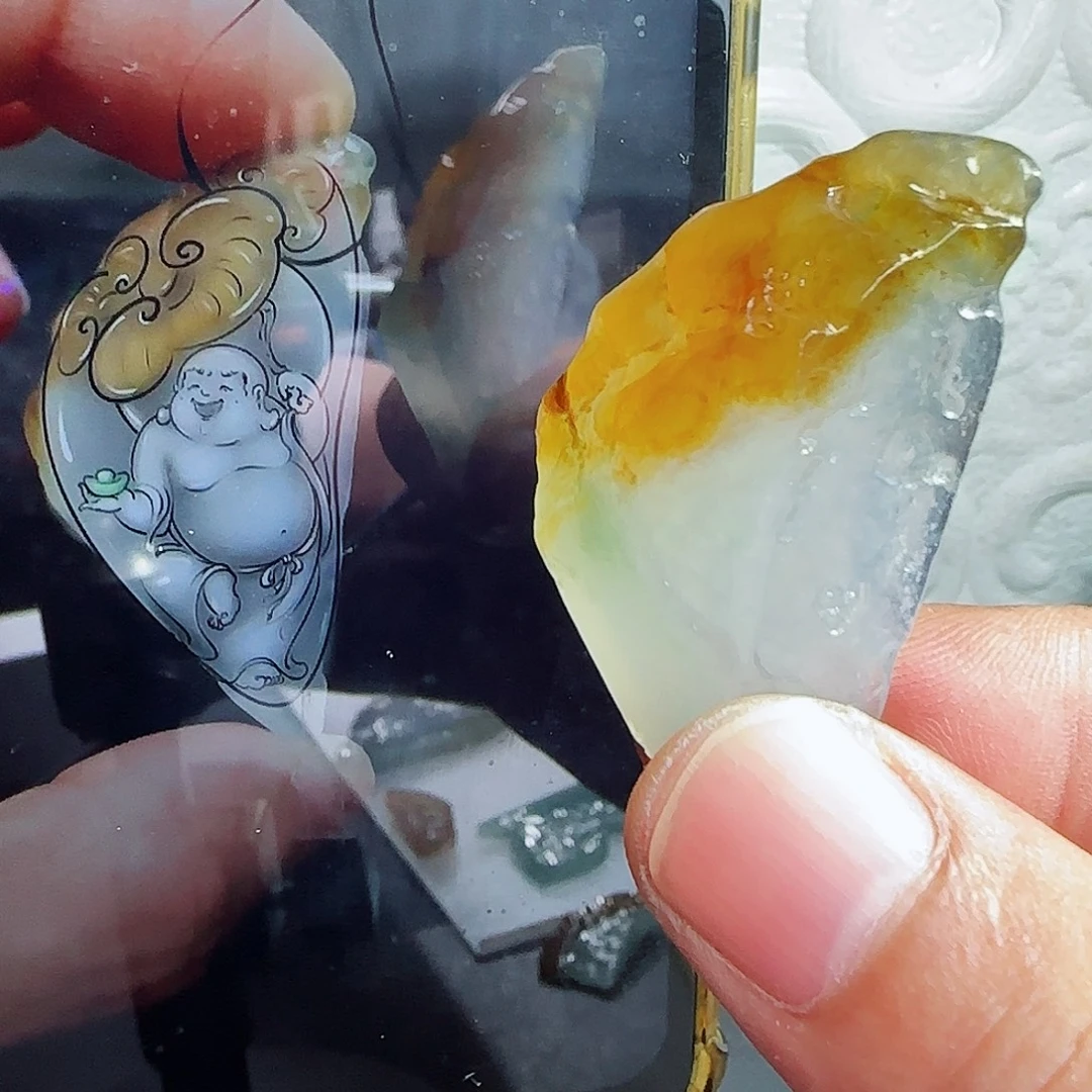 未镶嵌定制翡翠缅甸天然A货翡翠含老师工艺
