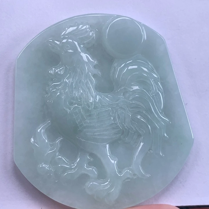 颈饰未镶嵌翡翠鸡