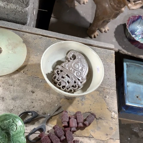 瓷片千****)摆件瓷瓷瓷瓷