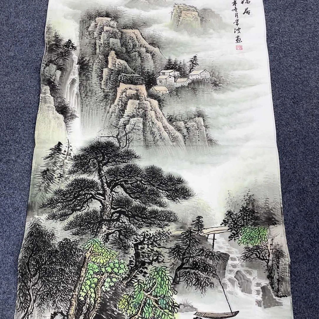 国画作品小姐姐放漏…