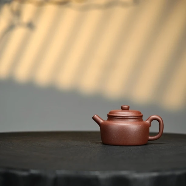 黄龙山原矿零添加台西紫泥【大亨德忠】150毫升宜兴手工紫砂壶茶壶