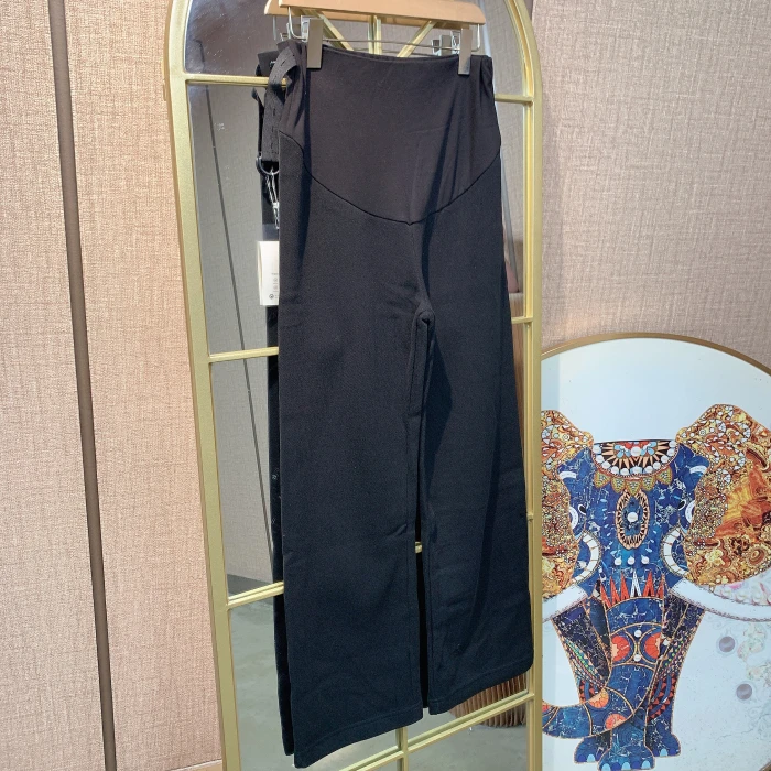 ZV34孕妇黑色加绒加厚裤子90-120