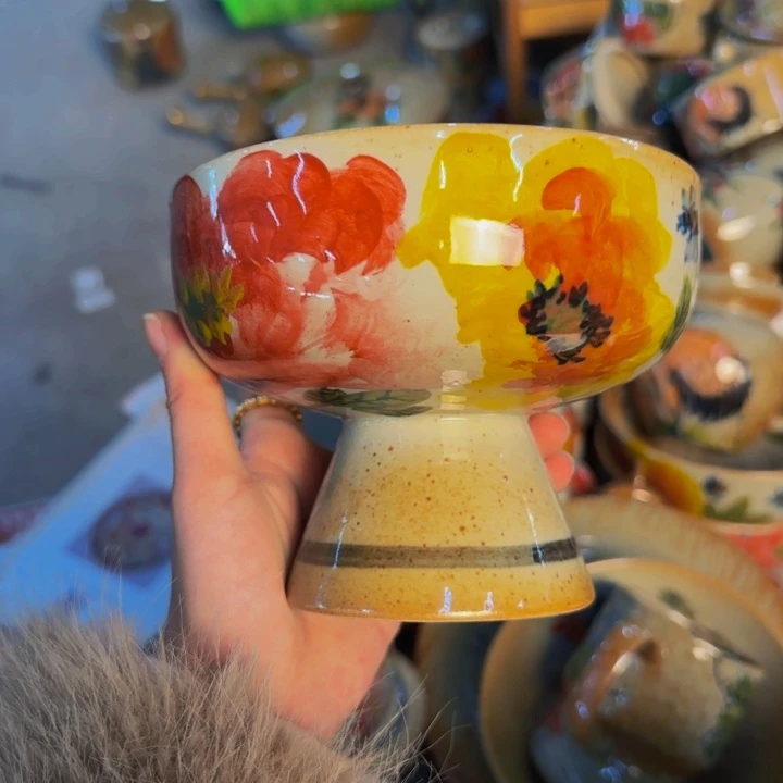 瓷片景德镇陶瓷手工手绘