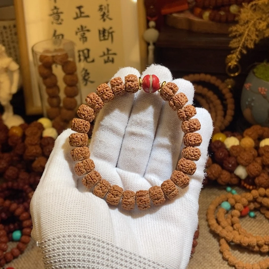 金刚菩提手串11原籽藏切单圈一物一图P