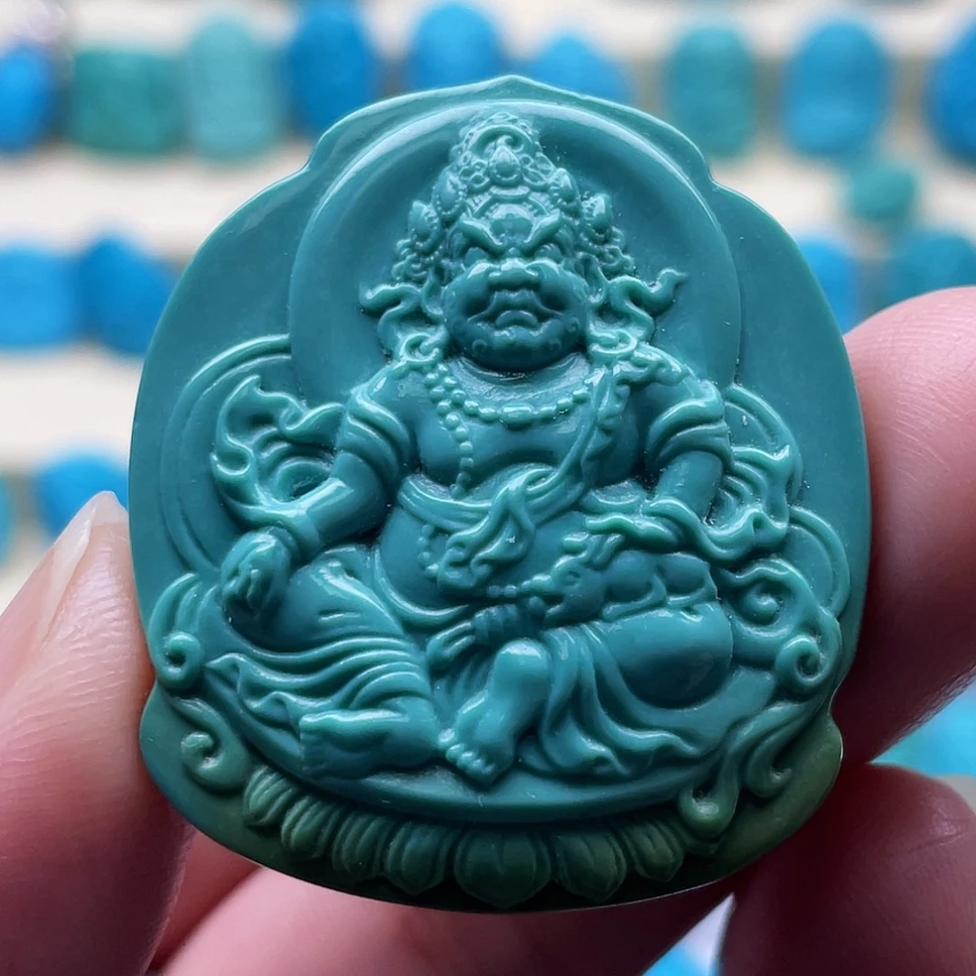 绿松石未镶嵌颈饰卡32-37-12