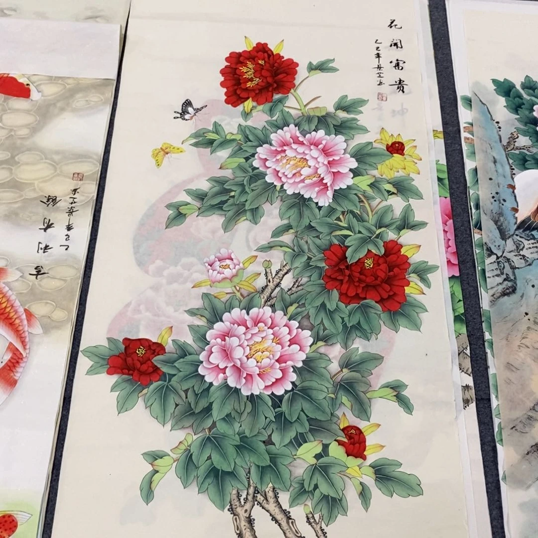 国画140✖️70工笔画画画画画画